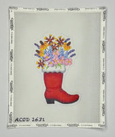 Christmas Boot - Wildflowers
