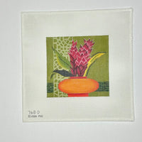 Potted Floral Square
