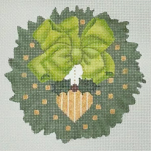 Gold Heart Wreath