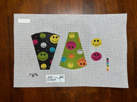 Smiley Scissor Case and Fob
