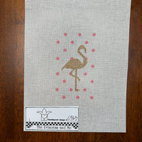 Fountain House Flamingo with stitch guide