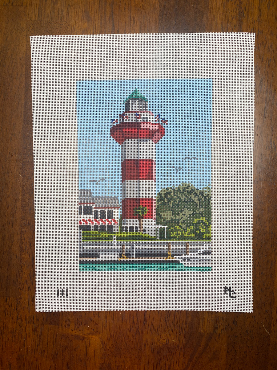 Hilton Head Light Needlepoint Destashing