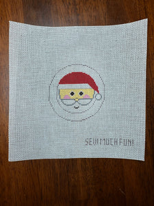 Santa Emoji with stitch guide