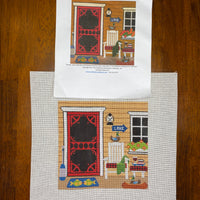 Lake House Doorway with stitch guide