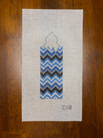 Hanukkah Candle - Chevron
