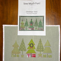 Christmas Trees with stitch guide