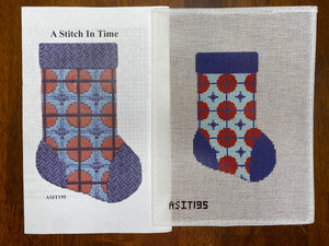Mini Sock with stitch guide