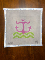 Pink and Lime Anchor
