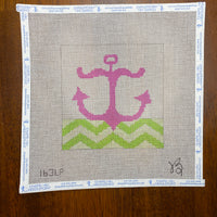 Pink and Lime Anchor