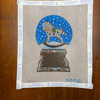 Rocking Horse Snow Globe