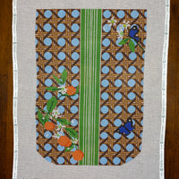 Leigh and Orange Blossoms Trifold Clutch