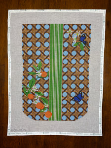 Leigh and Orange Blossoms Trifold Clutch