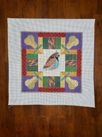 Partridge and Pears Quilt

