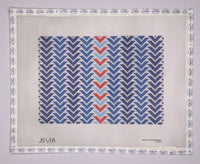 Letter V Clutch (print)
