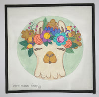 Llama Circle with Headress
