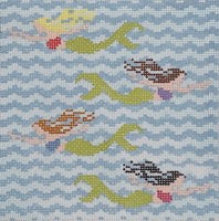 Mermaids in Waves
