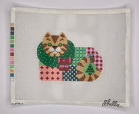 Christmas Patchwork Cat
