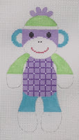 Purple Sock Monkey
