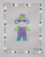 Purple Sock Monkey
