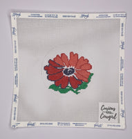 Coral and Red Poppy
