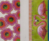 Flamingo/Floral Eyeglass Case
