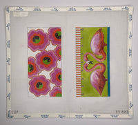 Flamingo/Floral Eyeglass Case
