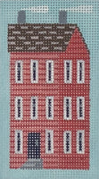 Red Shaker House Key Fob
