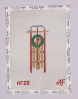 Sled with Wreath
