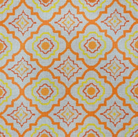 Orange Tiles Pillow
