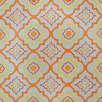 Orange Tiles Pillow