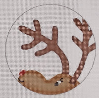 Reindeer Peeking (print)
