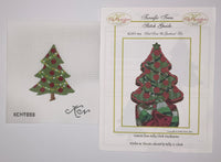 Red Rose & Garland Tree with stitch guide
