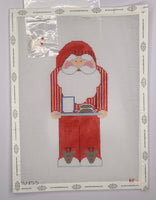 Ready for Bed Santa with stitch guide
