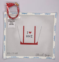 I Love HHI Gift Tote Ornament
