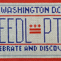 Mini License Plate - Washington DC