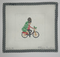London Christmas - Guardsman on Bicycle
