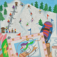 Stitching at the Ski Resort