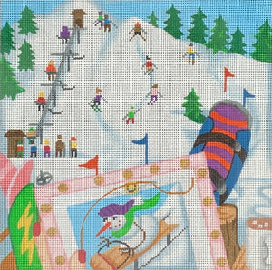 Stitching at the Ski Resort