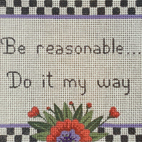 Be Reasonable