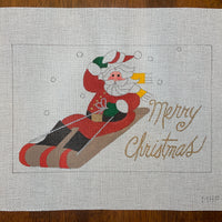 Toboggan Santa