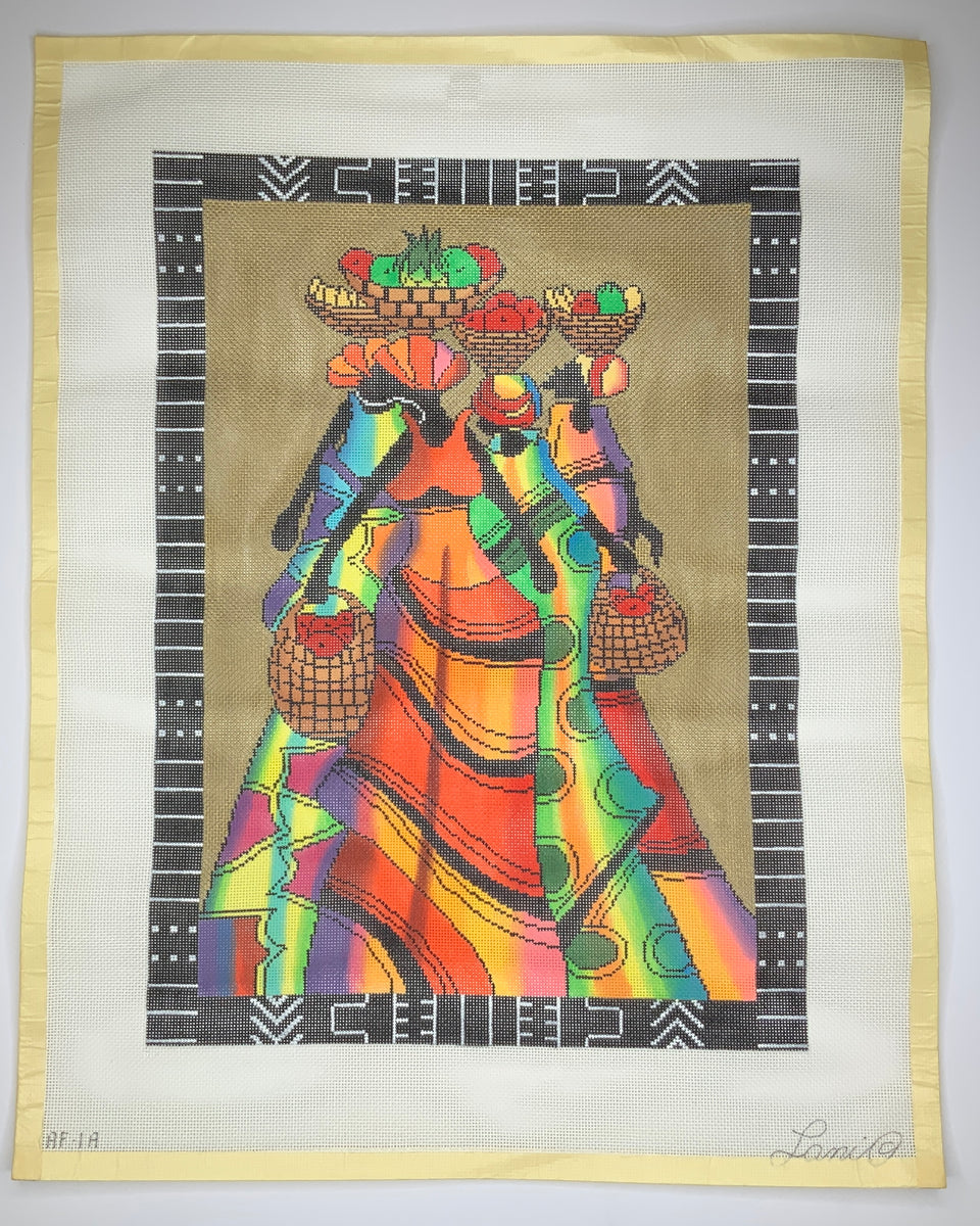 Four African Women | Needlepoint Destashing
