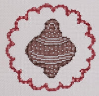 Cookie Ornament - Top with stitch guide
