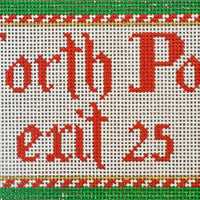 North Pole Exit Ornament