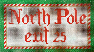 North Pole Exit Ornament