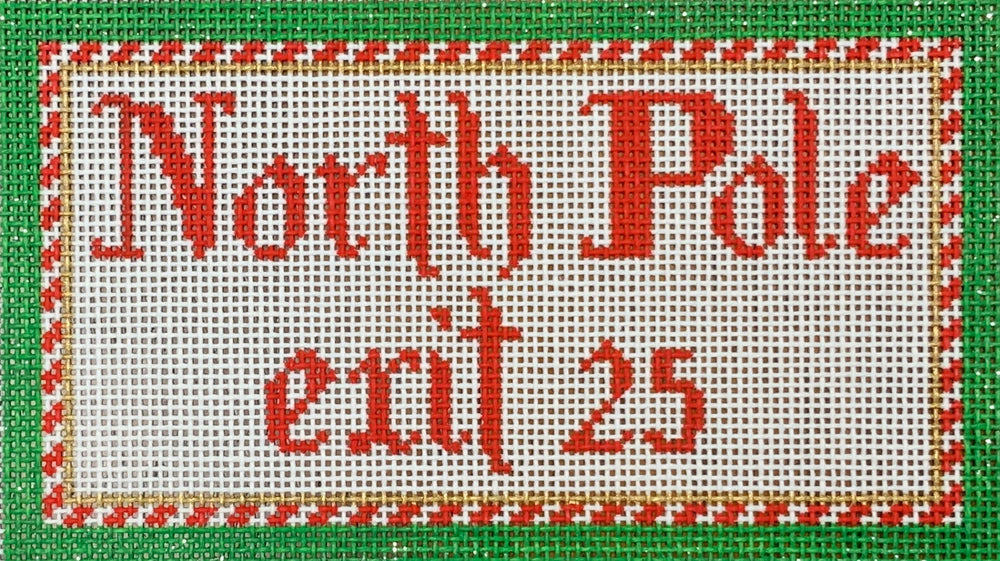 North Pole Exit Ornament