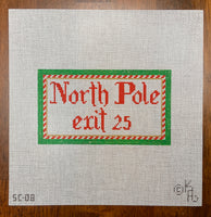 North Pole Exit Ornament

