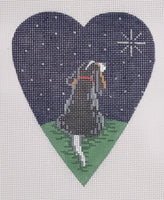 King Charles Spaniel Midnight Heart
