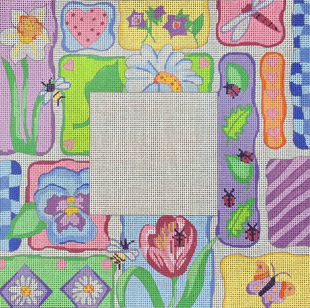 Floral Patchwork Frame