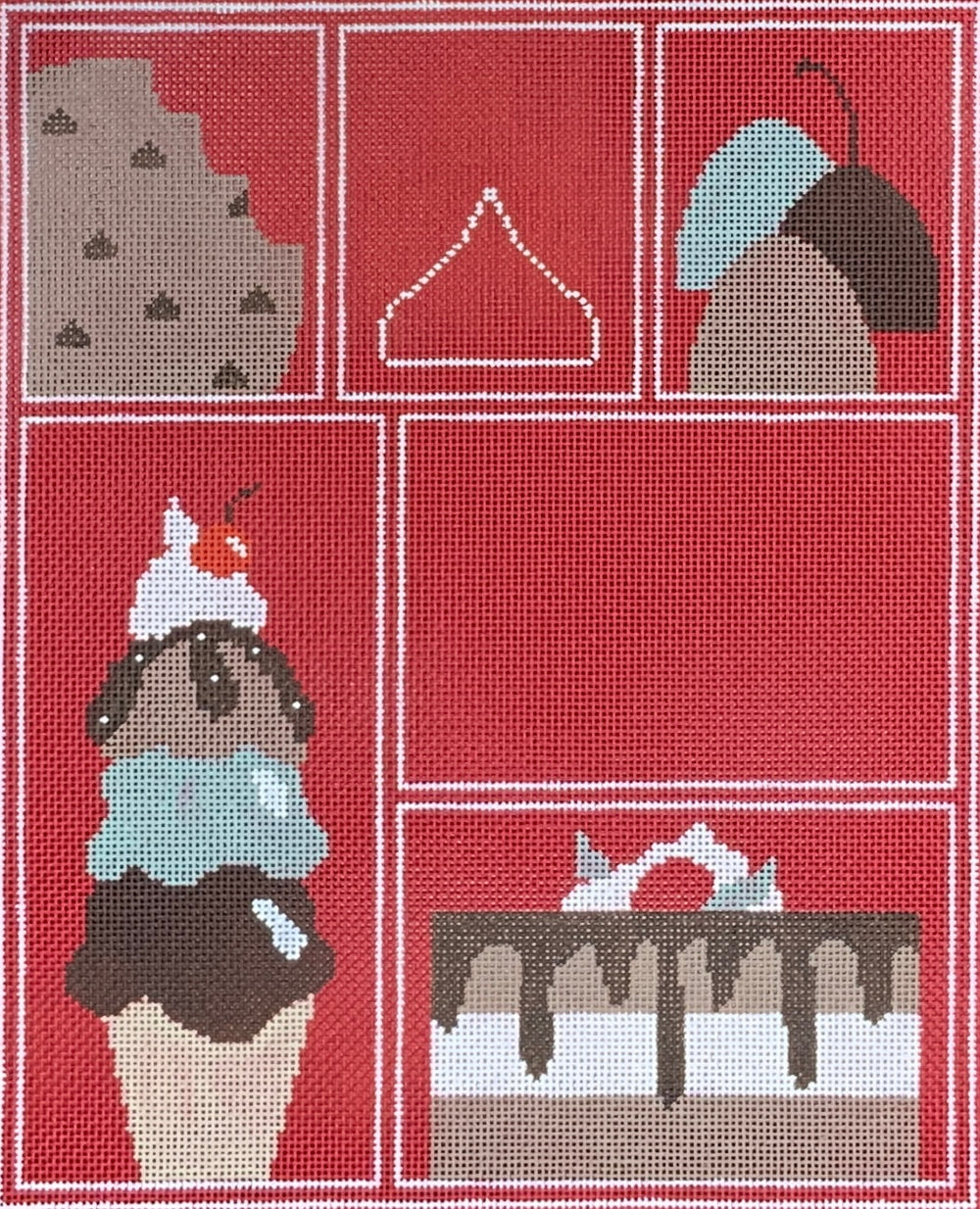 Chocolate Sampler with stitch guide
