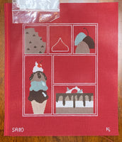 Chocolate Sampler with stitch guide
